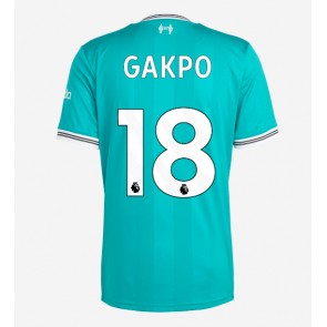 Liverpool Cody Gakpo #18 Tredjetrøje 2025-26 Kortærmet